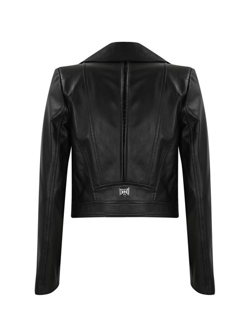 Giacca biker in pelle Elisabetta Franchi | GD44Z46E2110